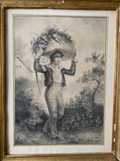 M. ROUSSET, XIXème siècle:

- YOUNG PEASANT...