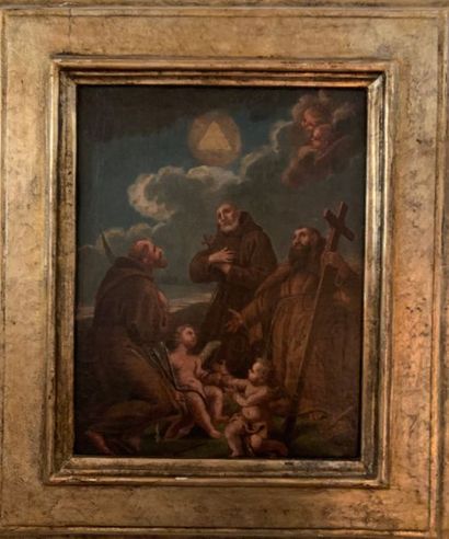 Ecole ROMAINE vers 1700:

THREE FRANCISCAN...