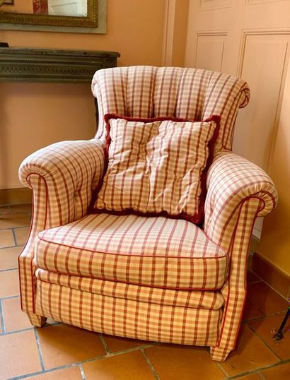 Pair of comfortable warmers trimmed in pink...