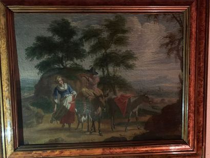 Ecole HOLLANDAISE de la fin du XVIIIème siècle,...