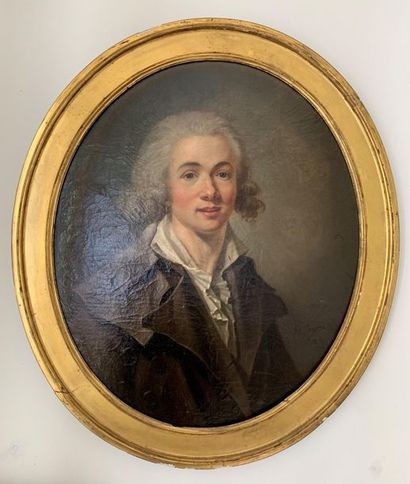 Le COURTOIS ***, Ecole FRANÇAISE 1786:

PORTRAIT...