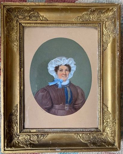 NOEL***
PORTRAIT OF A WOMAN WITH A WHITE...