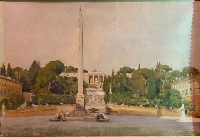 Joseph Marius AVY (1871-1939):

VIEW OF ROME,...