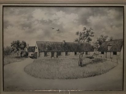 Luc CHOMEL de VARAGNES:
AT ST. LUKE'S MEADOWS.
Pencil,...