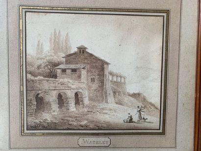Louis WATELET (Paris 1780 -1866):
LANDSCAPE...