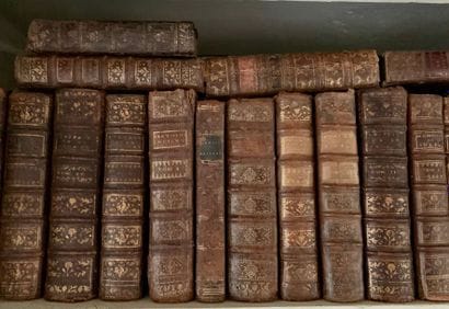 Set of bound volumes from the 18th century,...