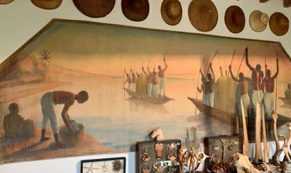 Andrée SEAILLES (1891-1983)
AFRICAN DUGOUT...