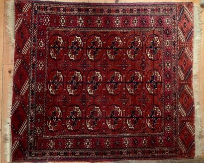 Small Beloutchouc carpet with gühls decoration...