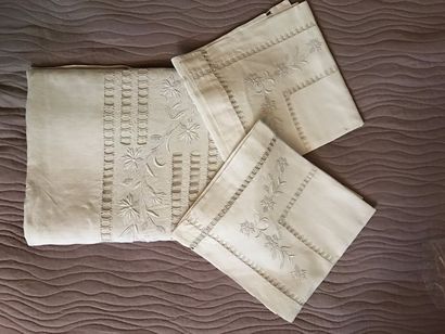 Linen linen bed linen set comprising a sheet...