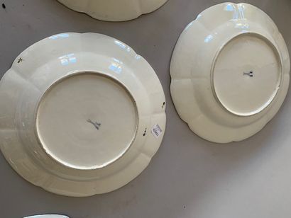 SAXE, XVIIIème siècle.

Suite de six assiettes...