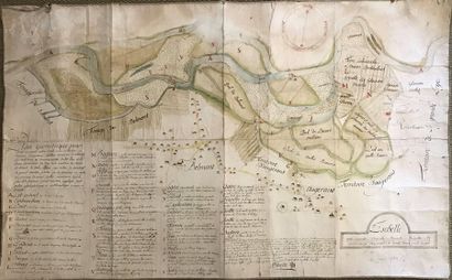 Plan géométrique pour servir au procès entre...
