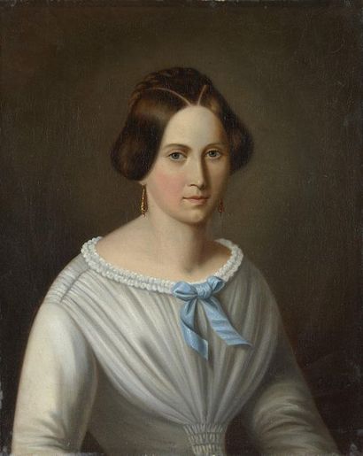 Ecole FRANÇAISE du milieu du XIXème siècle:

PORTRAIT...