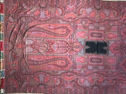 Cashmere shawl from Lyon with Persian style...