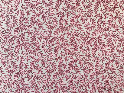 Upholstery fabric coupon, Vermiculated model...