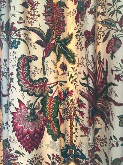 Pair of double curtains, Marquis de Seignelay...