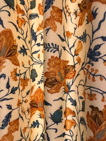 Pair of double curtains, La Liègue model...