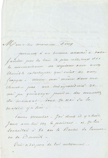 Alexandre DUMAS père (1802-1870).
L.A.S.,...