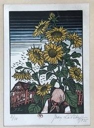 Jean LEBEDEFF (1884-1970):

LES TOURNESOLS,...
