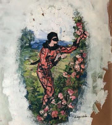 Pierre LAPRADE (1875-1932):

ARLEQUIN CUEILLANT...