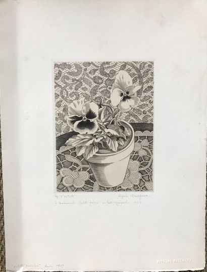 Kiyoshi HASEGAWA (1891-1980):

PETITES PENSEES,...