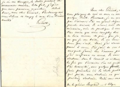 François GUIZOT (1787-1874).
L.S. et L.A.S.,...