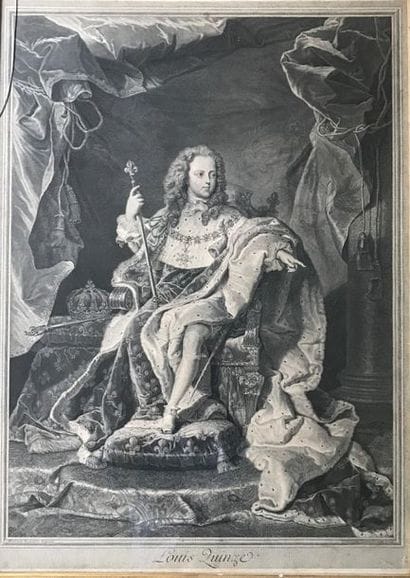 D'après Hyacinthe RIGAUD, Drevet graveur....