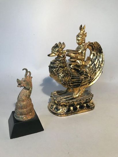 BIRMANIE, Fin du XIXème siècle.

Statuette...