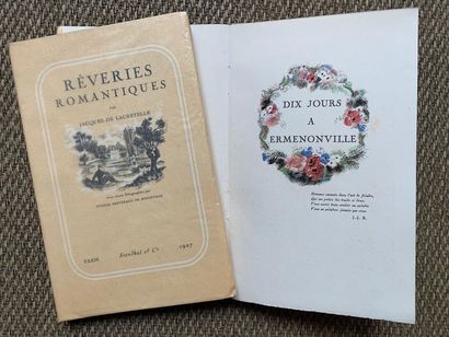 LACRETELLE JACQUES DE.
Romantic reveries.
With...