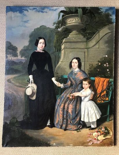 François LAURET (1820-1868):
MÈRE ET SES...