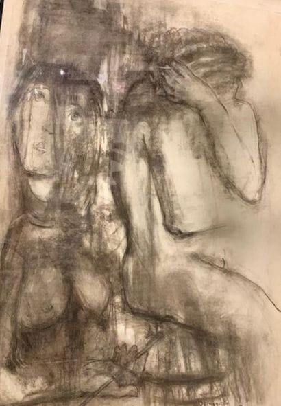 Dominique LORSCH ( ?-1990):
FEMME PEINTRE...