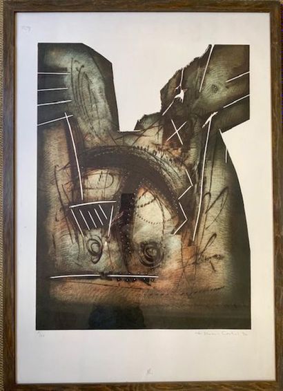 Thomas MEIER-CASTEL (1949-2008):
SANS TITRE.
Lithographie...