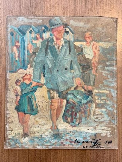 Ecole FRANCAISE du XXème siècle:
LES VACANCES,...
