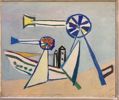 Reynold ARNOULD (1919-1980):
MOULINS A VENT...