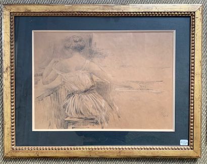 Marie CAZIN (1844-1924):
FEMME DE DOS À LA...