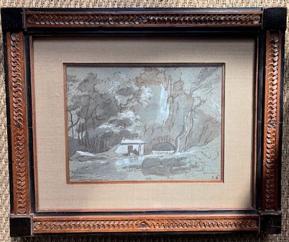 Ecole Française du XIXème siècle:
PAYSAGE...