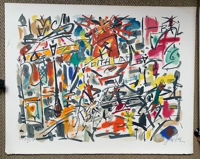 GEN PAUL (1895-1975):
MOULIN ROUGE, 1974.
Lithographie,...