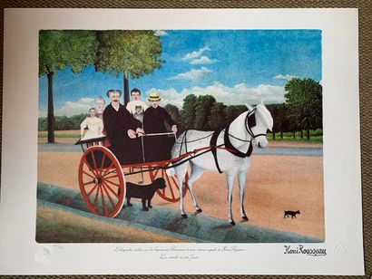 LE DOUANIER ROUSSEAU (1844-1910) (d'après).

-THE...