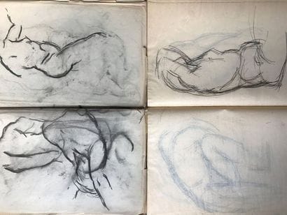Paule QUILLIEN, attribué à
Two sketchbooks...