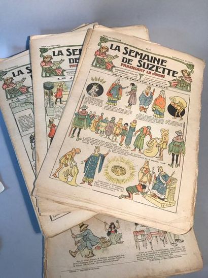 Suzette's Week, 1912 and 1913.
We join two...