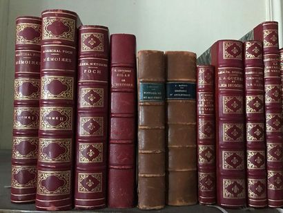 Set of bound books, some in series.