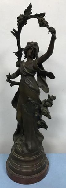 D'après Auguste Moreau.
Statue en régule...