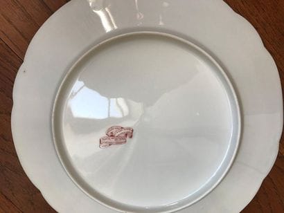 Suite of seventeen cake plates, three free-standing...