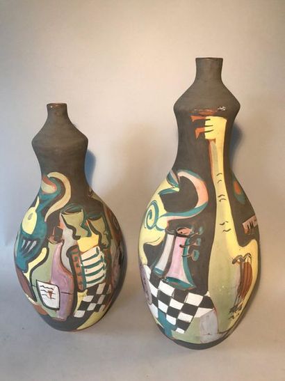 Giorgio Giovanni POLGROSSI (1945).
Deux bouteilles...