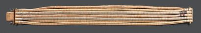 Bracelet en ors de couleur 18K (750), formé...