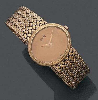 Montre bracelet de dame en or jaune 18K (750),...
