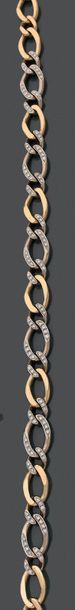 Important sautoir en or jaune 18K (750),...