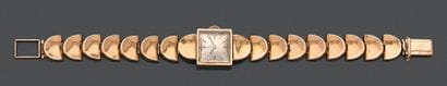 Montre bracelet de dame en or jaune 18K (750),...