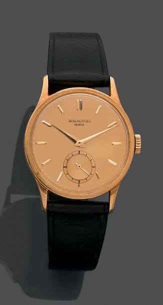 Montre d'homme, le boîtier et le fond en...