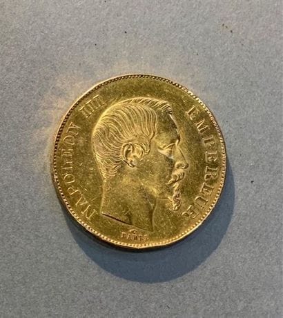 FRANCE.Une pièce en or jaune de cinquante...
