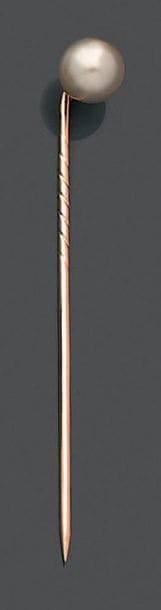 Épingle à cravate en or jaune 14K (585),...